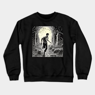 Graveyard (Manga design v3) Crewneck Sweatshirt